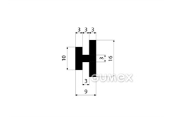SILIKONPROFILE H-FORM